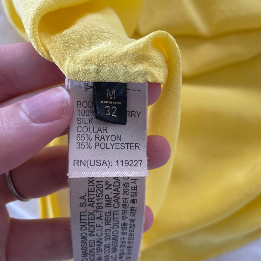 Massimo Dutti Mulberry Silk Top, M/32 - Picture 7 of 9